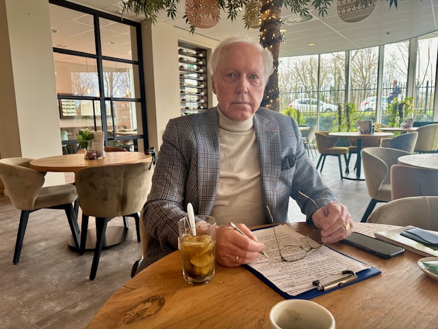 Dutch emeritus professor Guus Berkhout (84) in The Hague (Netherlands). Picture by Arthur Blok.